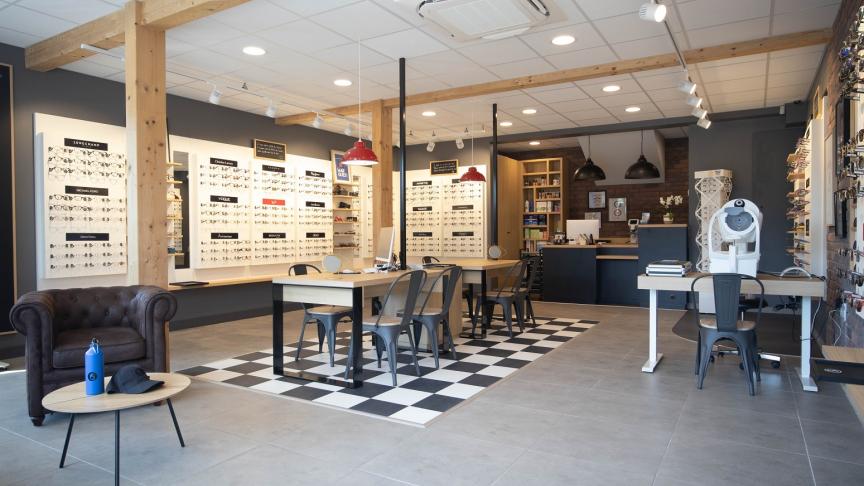 La boutique propose un large choix de montures