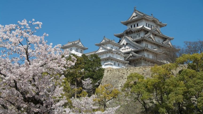 Chateau de Himeji Osaka, les cerisiers en fleurs permettront d'apprécier d'autant plus le programme nipon de ce voyage