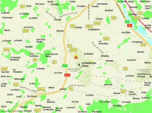 La Roche-sur-Foron : 47 personnes évacuées d’un immeuble à cause d’un feu de paillasson