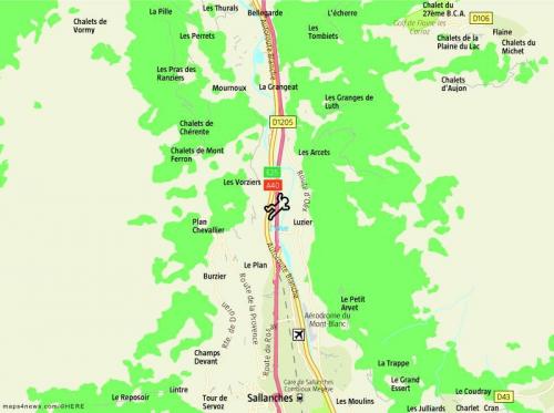 Sallanches : un piéton fauché par une voiture sur l’avenue de Genève