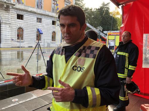 Incendie de la mairie d'Annecy : encore une journée chargée pour les pompiers - Le Messager