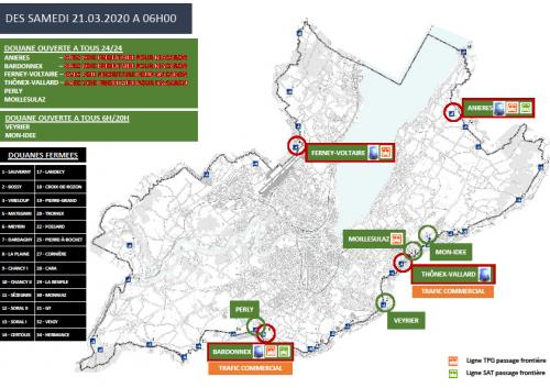 Coronavirus Il N Y Aura Plus Que Huit Douanes Ouvertes Vers Le Canton De Geneve Le Messager