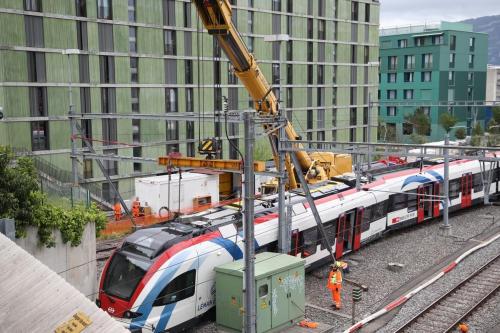 Genève : Déraillement d’une rame du Léman Express