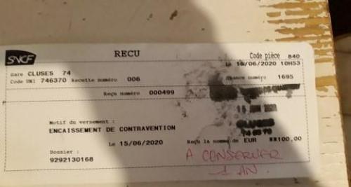 L’aller Bonneville – Cluses lui coûte 100 euros ! L’aller Bonneville – Cluses lui coûte 100 euros !