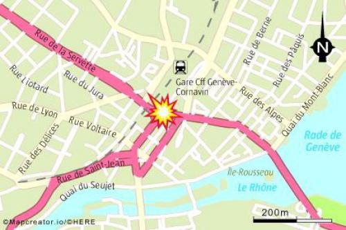 Onzième victime sur les routes genevoises en 2020 Onzième victime sur les routes genevoises en 2020