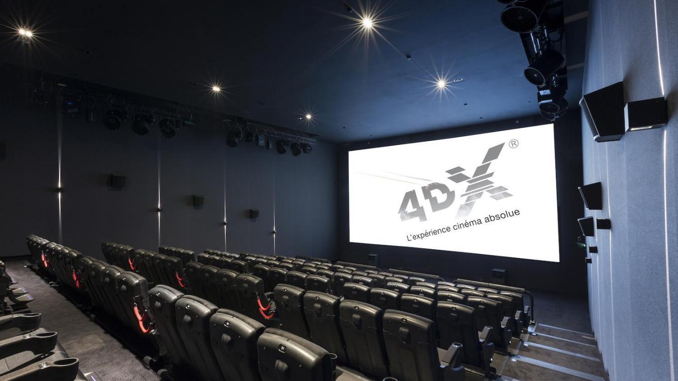 Une salle de cinéma 4DX.