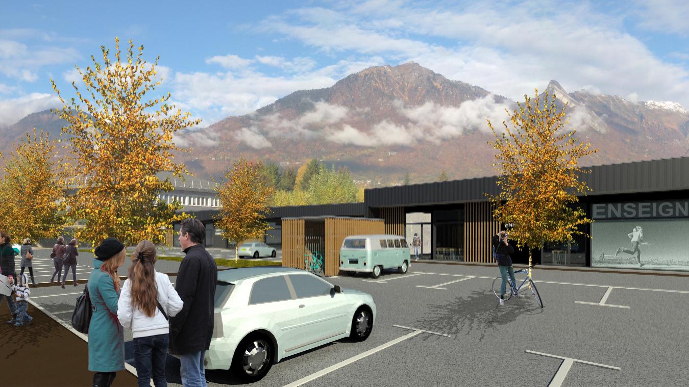 Albertville la nouvelle zone commerciale «Le Montaigne» dévoile ses