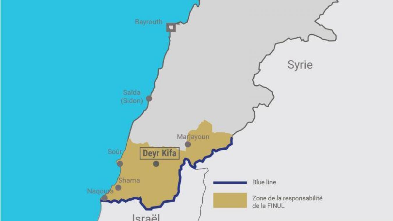 Le Major Bertrand est en mission dans le sud du Liban, à la frontière avec Israël.