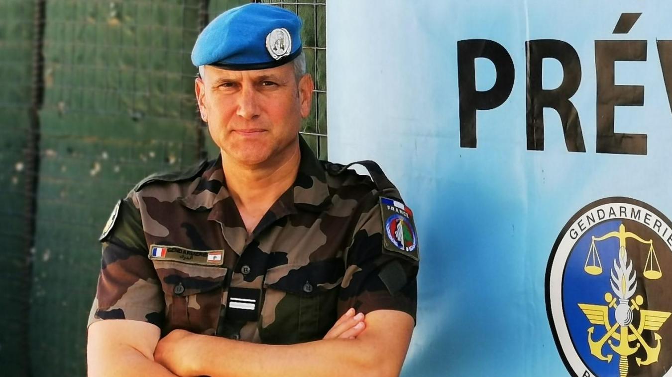 Le Major Bertrand a quitté Chamonix quelques mois pour le Liban où il est commandant de brigade prévôtale dans le cadre de l'opération Daman.