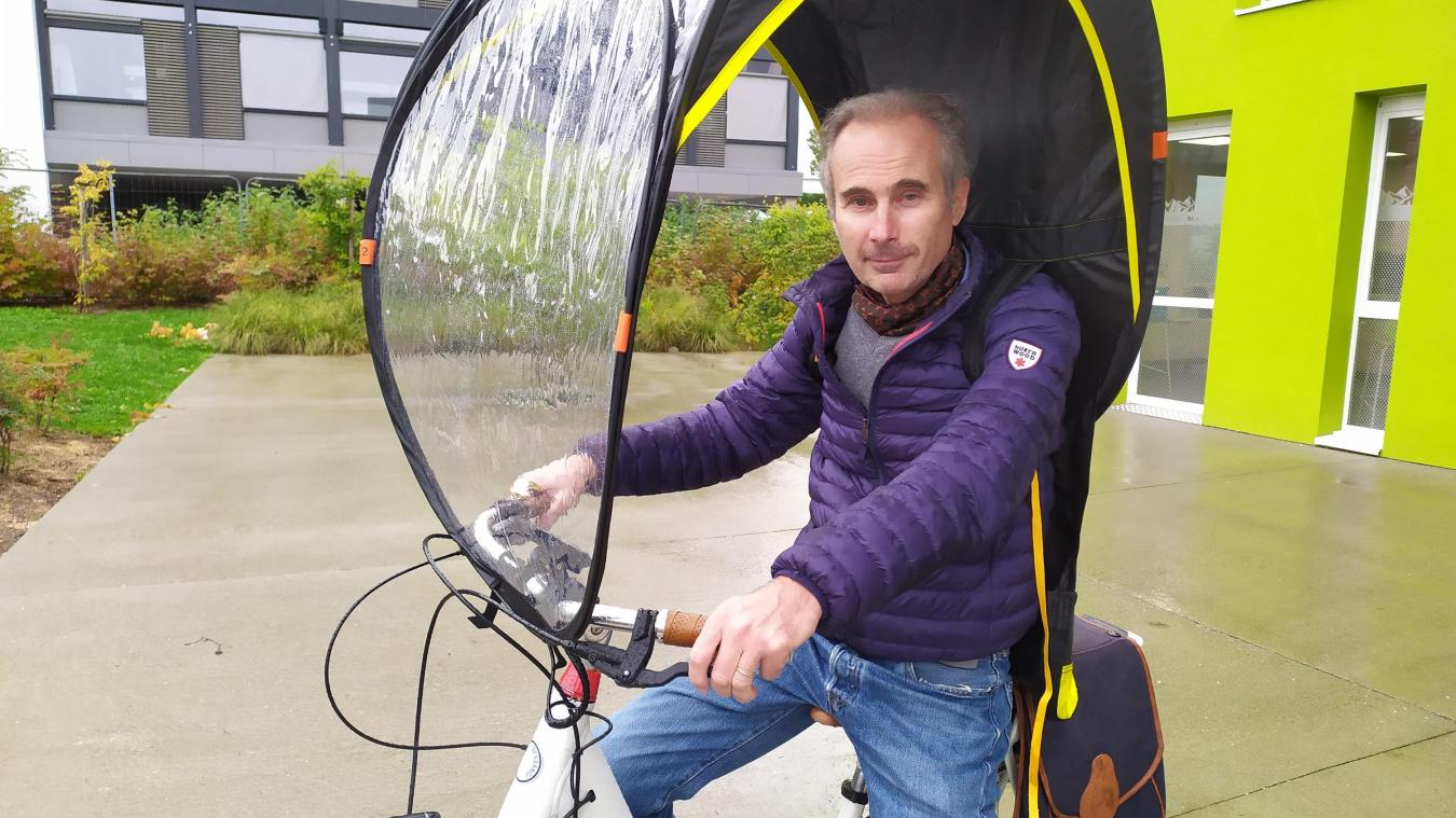 Une invention «made in Annecy» pour simplifier le vélo sous la pluie - Le  Messager