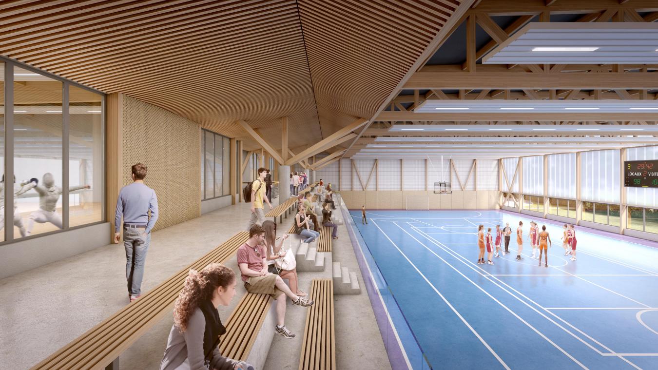 PrévessinMoëns  les travaux de la halle multisports devraient être