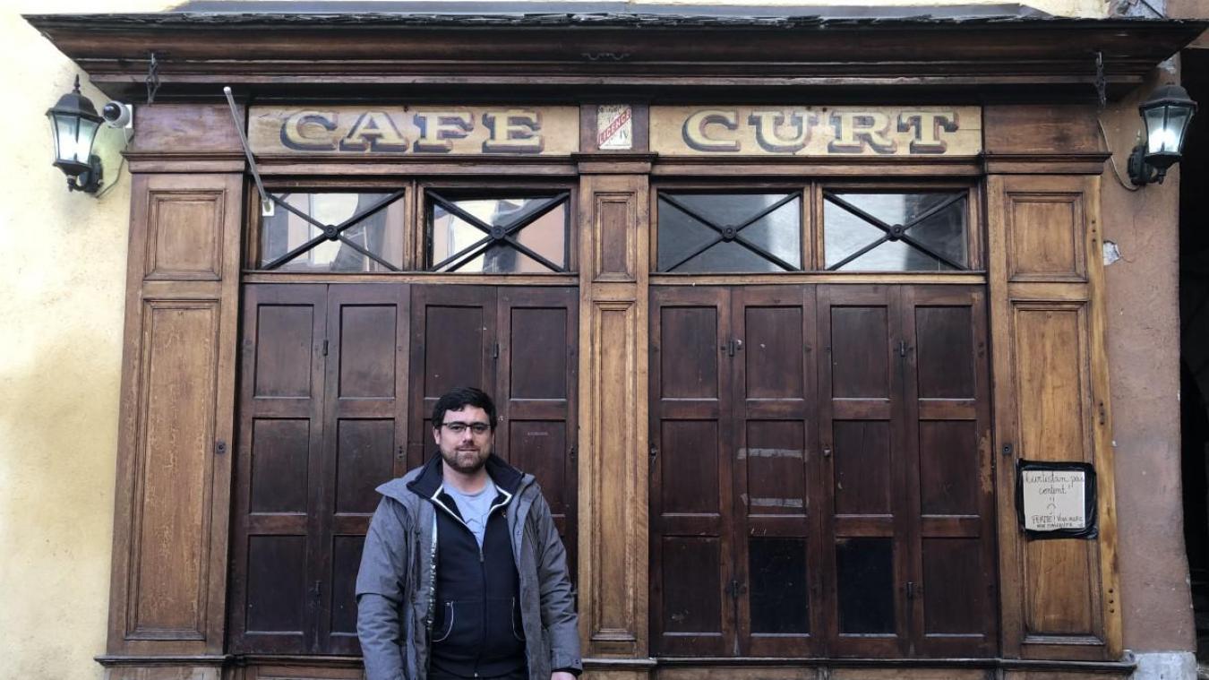 Arnaud Cornut est propriétaire du Café Curt depuis cinq ans.