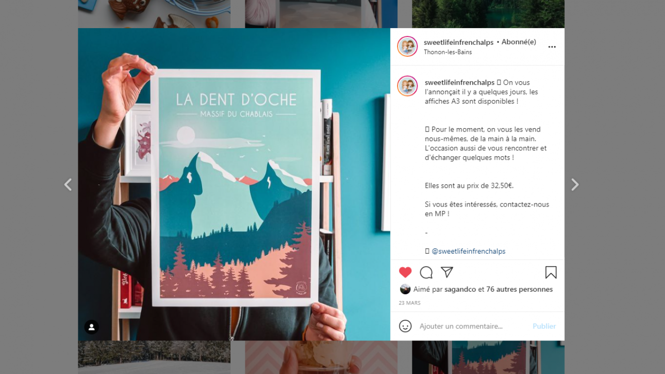 Les affiches de Sweet life in French Alps amènent le Chablais dans votre salon.