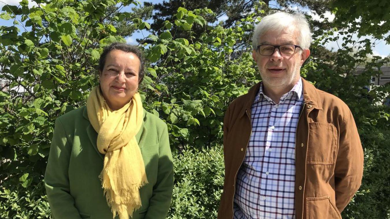 Kheira Fil et Jean-Luc Soulat, candidats aux élections départementales dans le canton d’Annemasse. DR