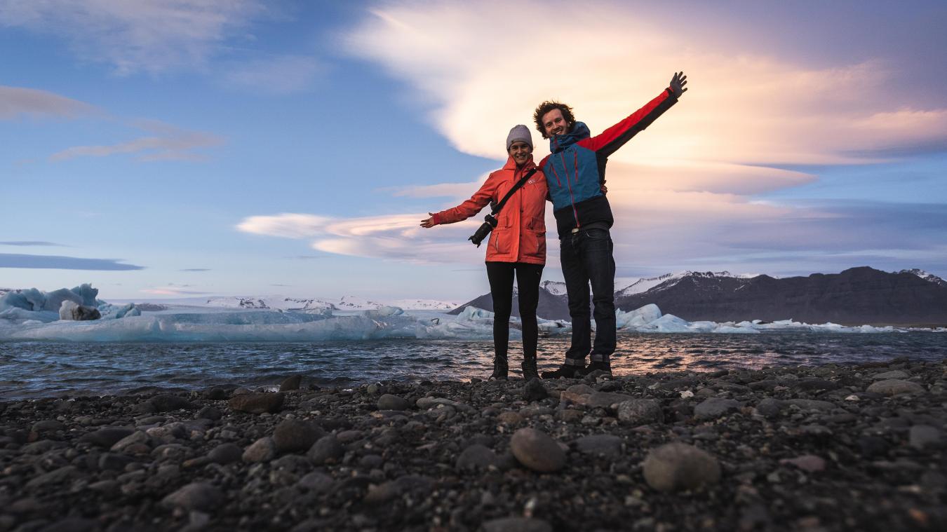 Julie et Vincent se sont rendus, entre autres, en Islande.