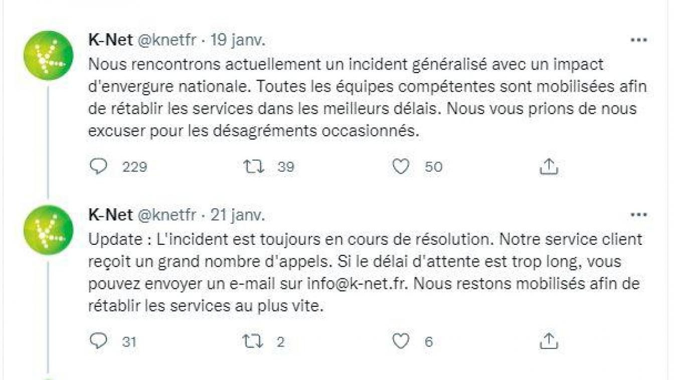 Nous Rencontrons Des Problèmes Pour Lire Cette Vidéo Pays de Gex : le gros coup de gueule des abonnés après la panne de réseau chez l'opérateur K-Net - Le Pays Gessien