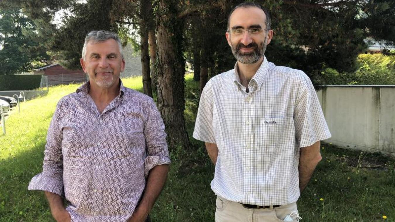 Jean-Pierre Amadio (à gauche) a défendu le projet en conseil municipal. Bertrand Vouaux (à droite), directeur des services techniques, pilote sa mise en oeuvre.