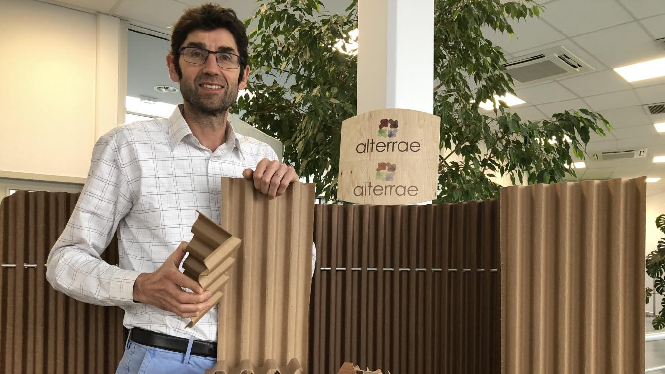 Benoît Calloud, CEO de la start-up Alterrae installée à la pépinière Galiléo de Chavanod.
