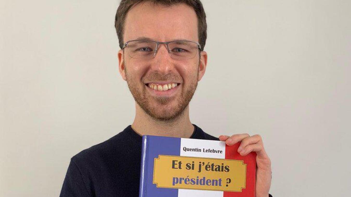 Quentin Lefebvre, fondateur du festival BD Aix et auteur de bandes dessinées, et son tout nouvel album BD «Et si j’étais président?»