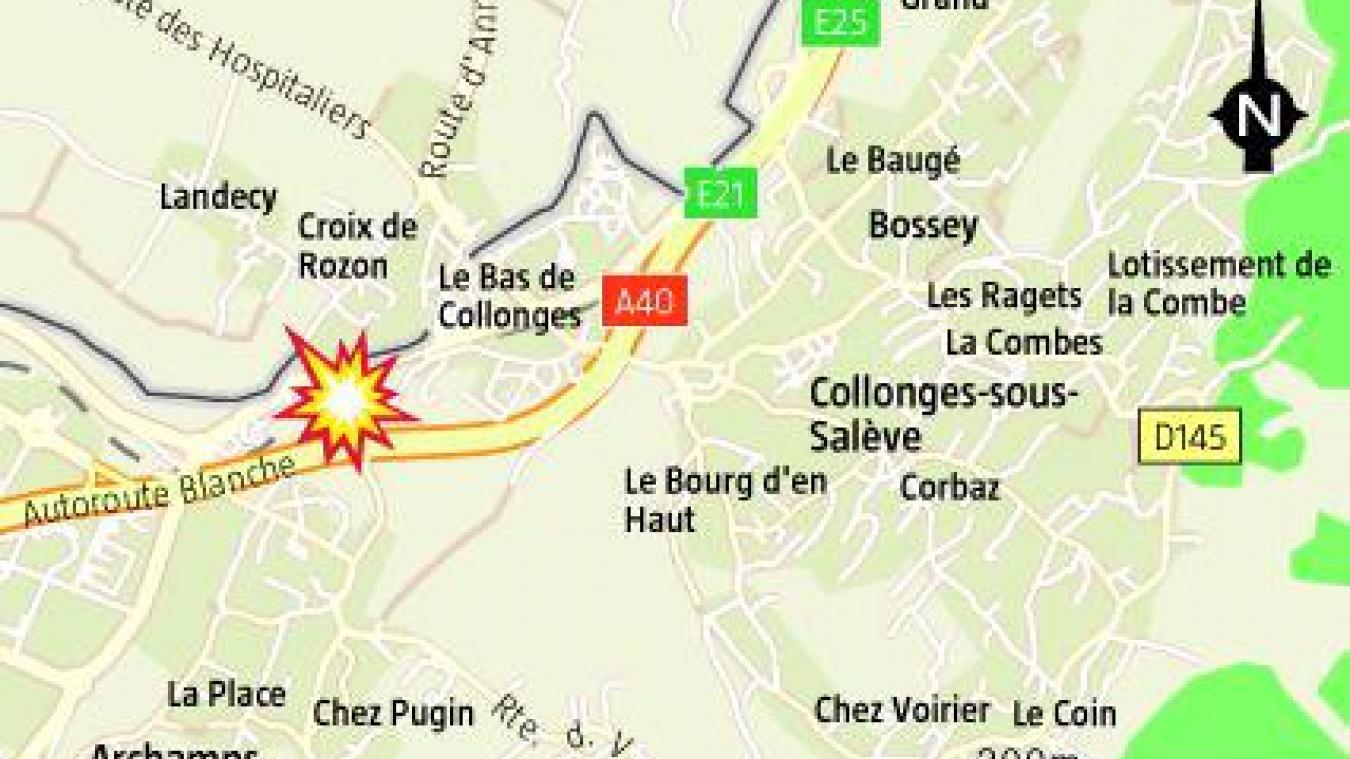 La circulation ferroviaire entre Annemasse et Saint-Julien est interrompue durant un à deux jours.