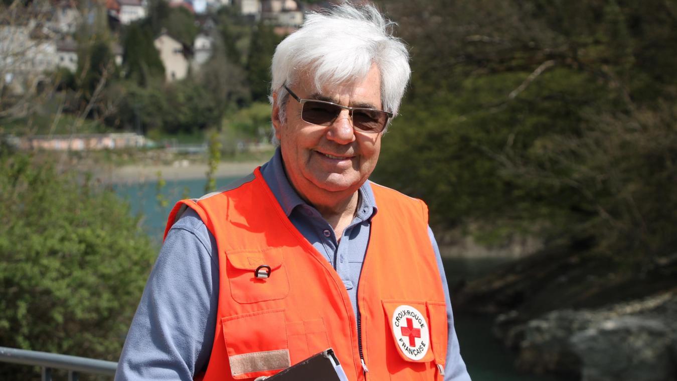 Jacques Petit, président de la Croix-Rouge locale.