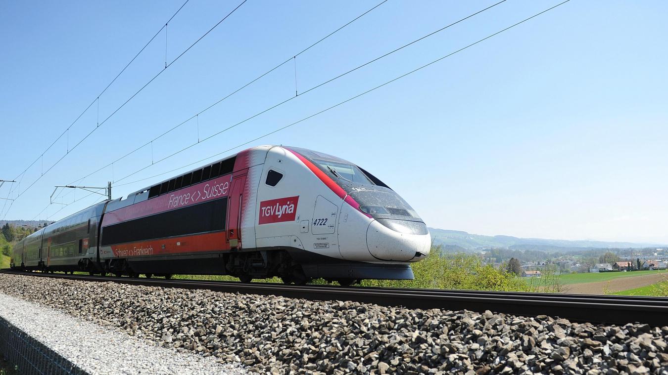 Le TGV Paris Genève propose des arrêts à Bellegarde sur Valserine et Bourg en Bresse.