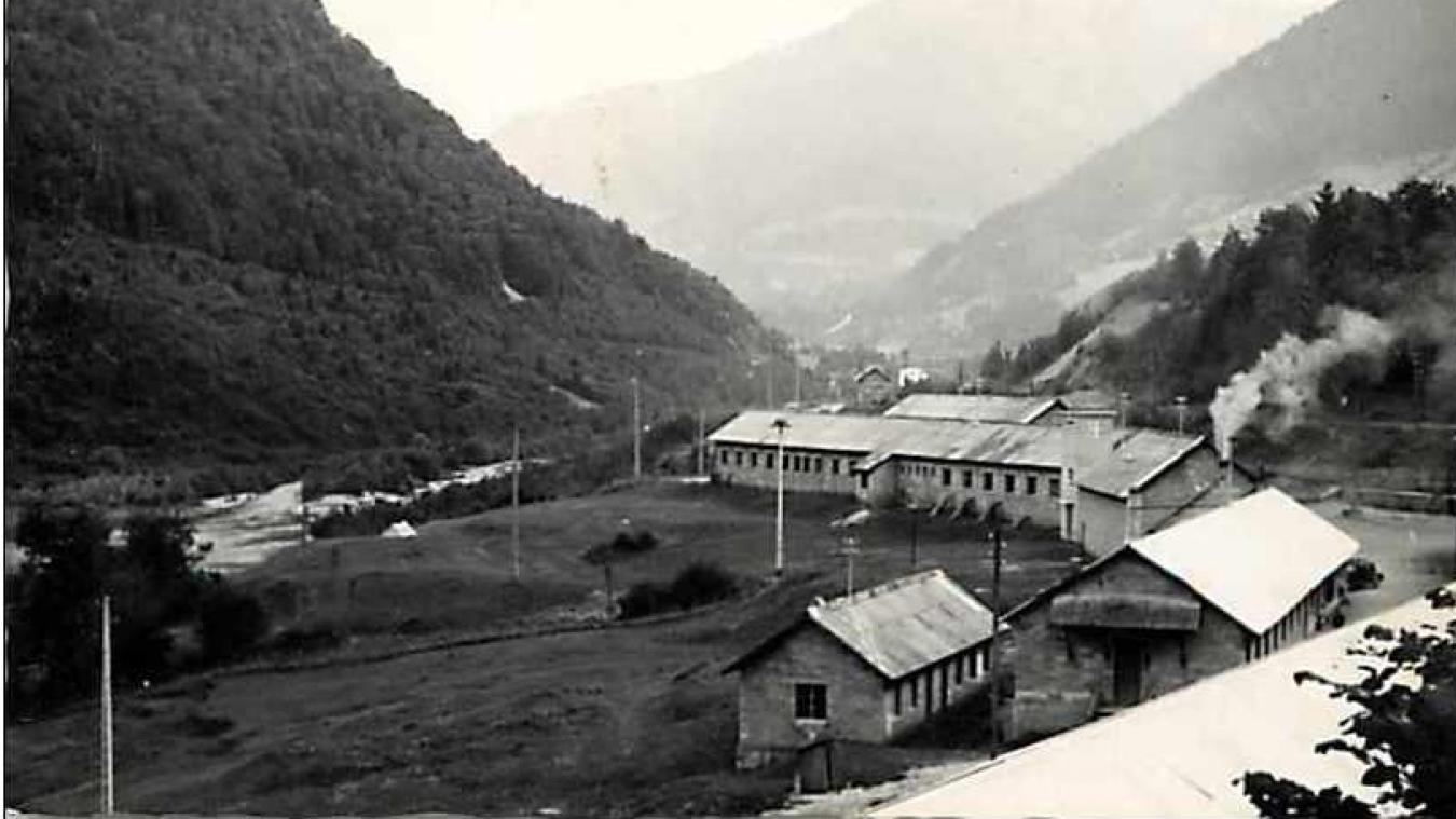 A la fin des années 40, le terrain accueillait des ouvriers travaillant sur le chantier du barrage du Jotty.
