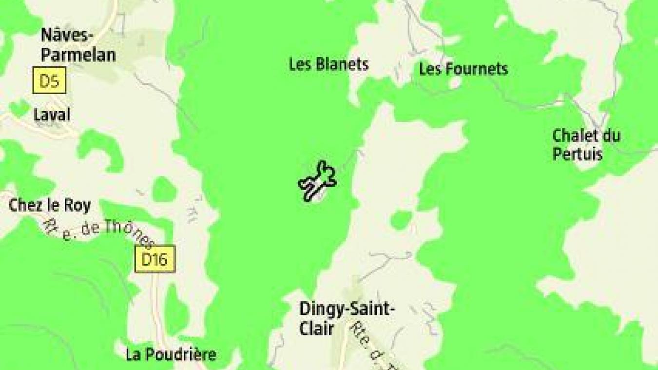 C’est dans un alpage situé au chemin de Gravel, à Dingy-Saint-Clair, que le drame s’est produit le 16 avril.
