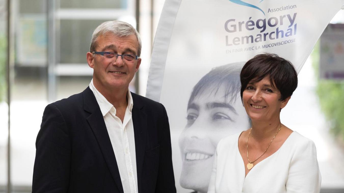 Pierre et Laurence Lemarchal, les parents de Grégory et les fondateurs de l’association.