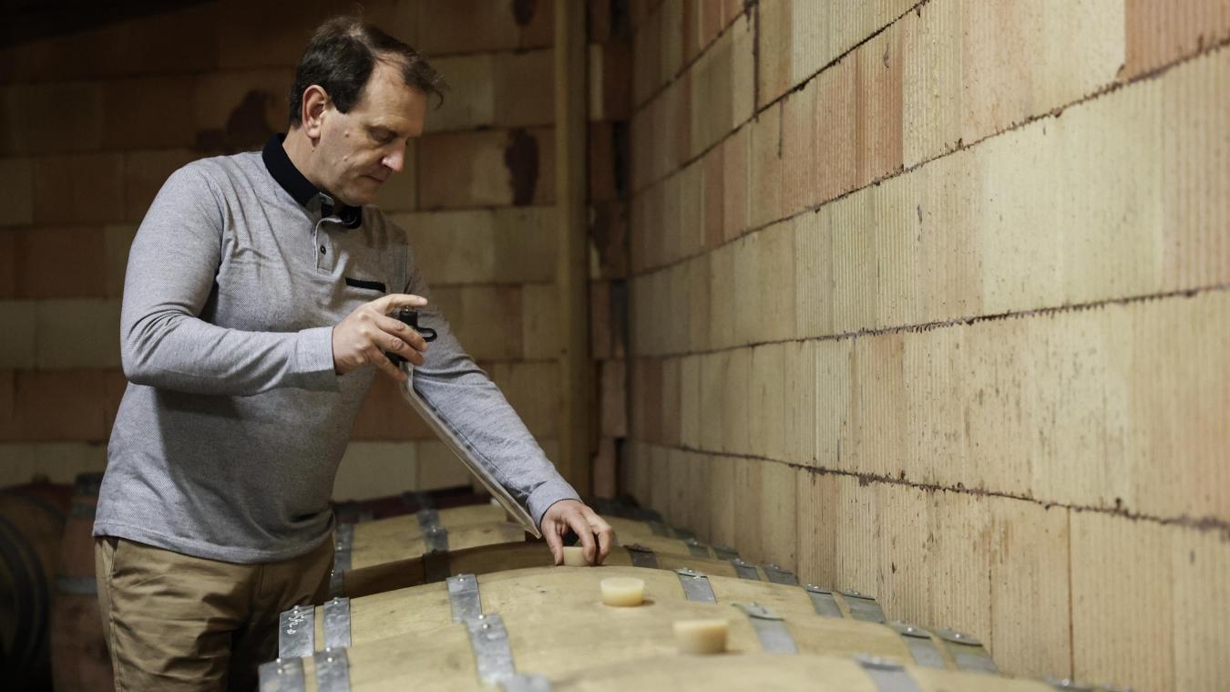 Philippe Héritier produit chaque année 25 000 bouteilles de vin.