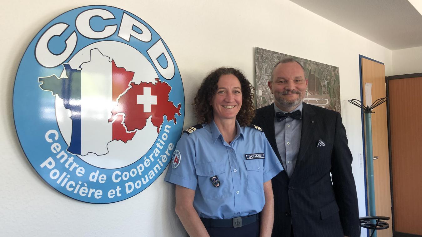 Fabienne Daumas et Eric Grandjean les patrons du CCPD pour la France et pour la Suisse.