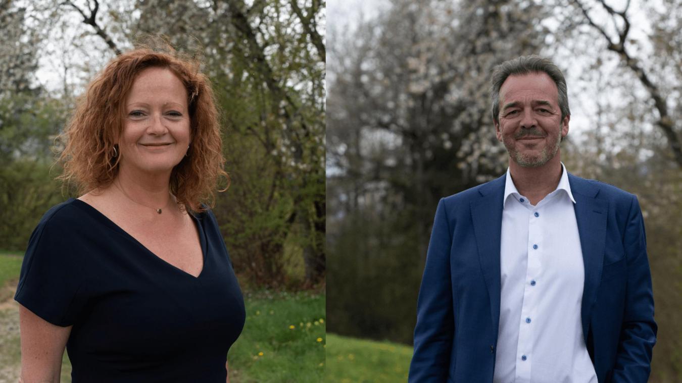 Anne-Cécile Violland et Christophe Songeon ont annoncé leur candidature jeudi 5 mai.