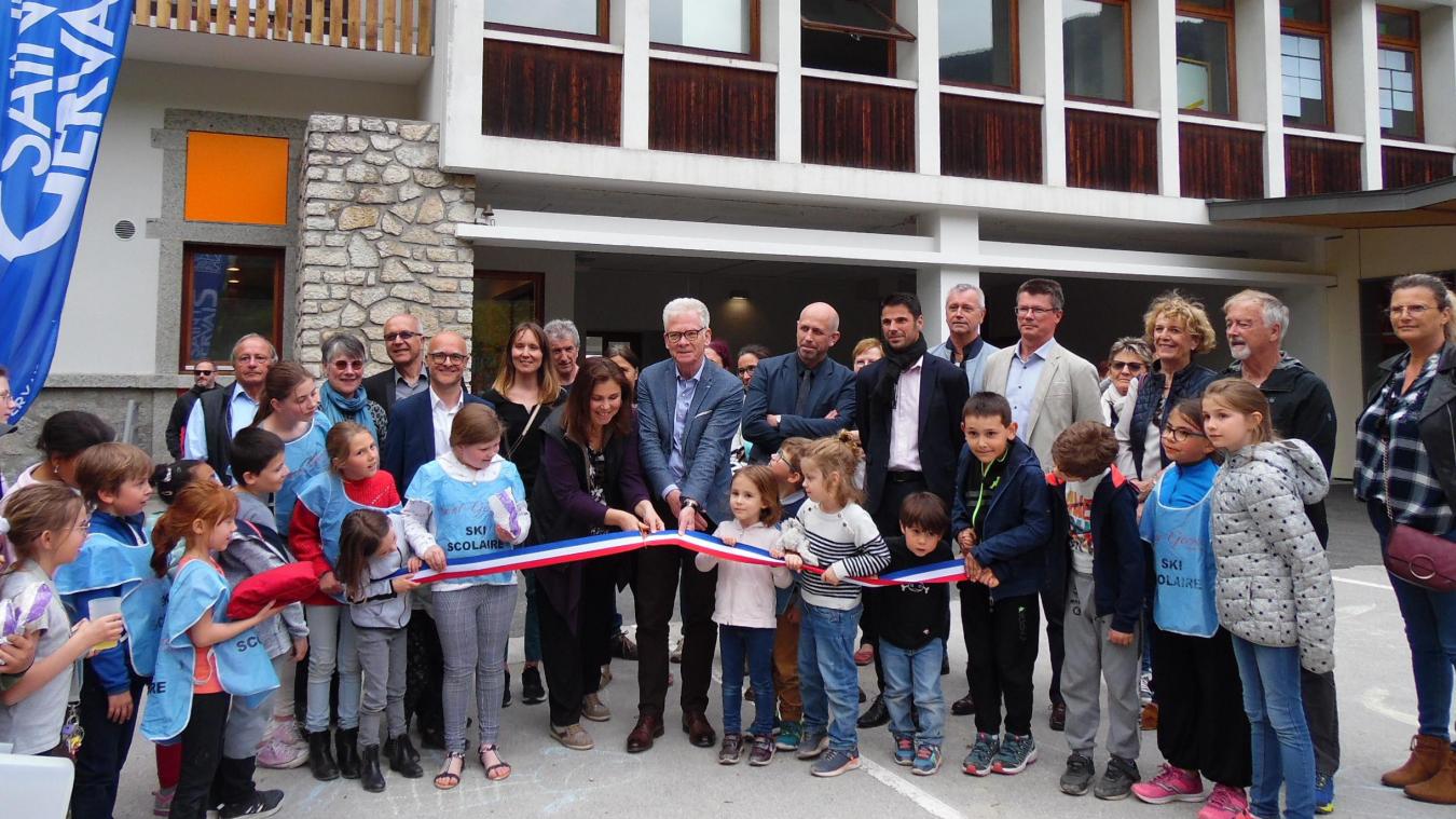 Les travaux de rénovation de l'école du Fayet sur la commune de Saint-Gervais ont été inaugurés mardi 3 mai.
