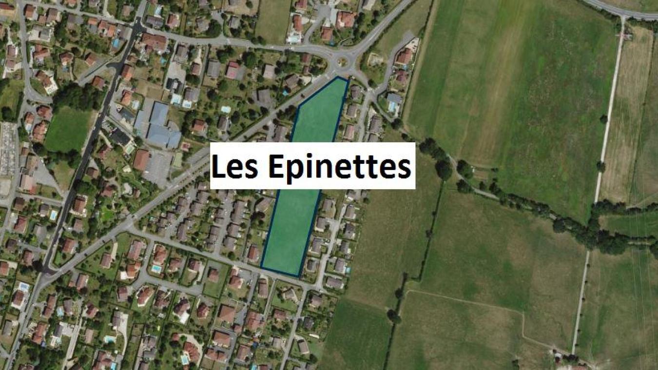 Le projet dit «Aux Epinettes» se situe dans le bas du village de Vouvray.