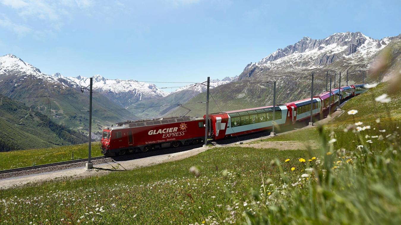 Le Glacier Express, le train rapide le plus lent du monde.