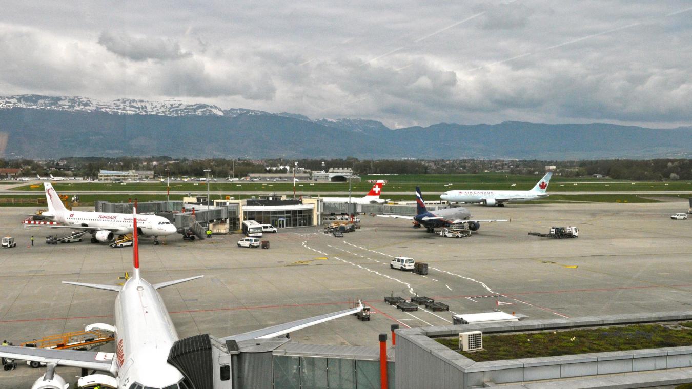Mercredi 15 juin, tous les vols sont suspendus à l’aéroport de Genève. DRK