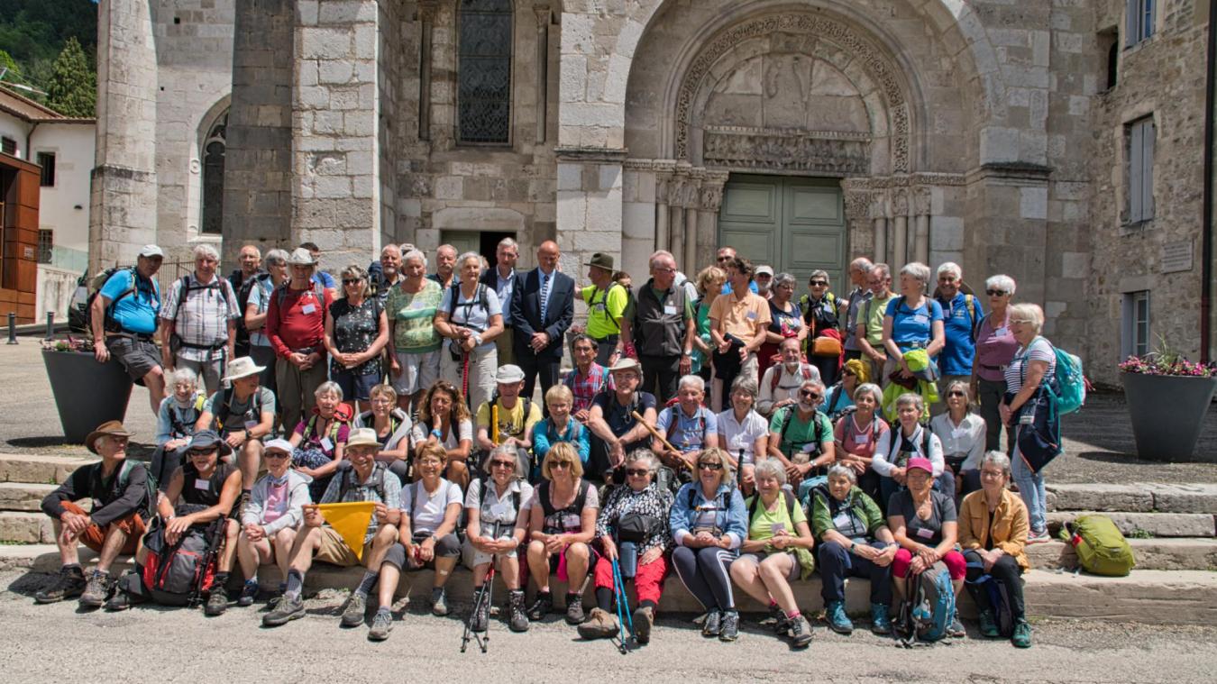 Les membres de l’association Rhône-Alpes des Amis de Saint-Jacques