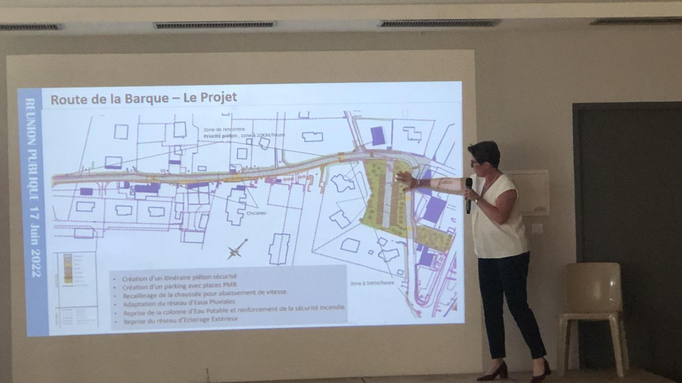 La rue de la Barque est en plein chantier, mais fin octobre tout devrait être terminé.