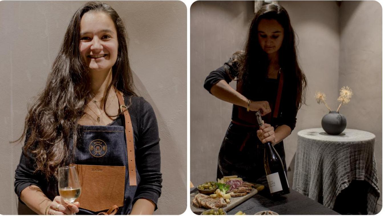 Naomi Mariennea a créé la société VYN.ILE et propose des dégustations de vins aux particuliers et aux entreprises.