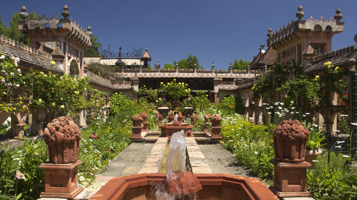 Parmi les jardins secrets de Vaulx, le jardin andalou.