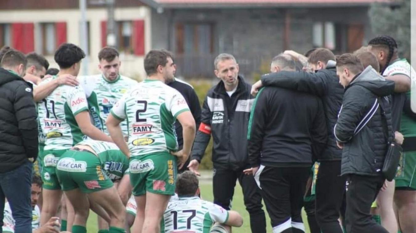 Philippe Véré (au centre de la photo) rejoindra le rugby club de Viriat, à la rentrée prochaine.