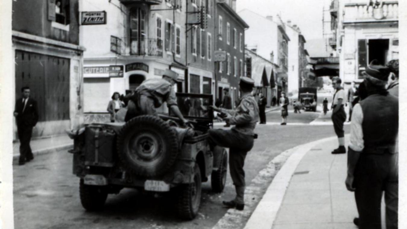 Du 6 au 9 septembre 1944, les troupes françaises entre dans Bellegarde. Collection Jean Allais.
