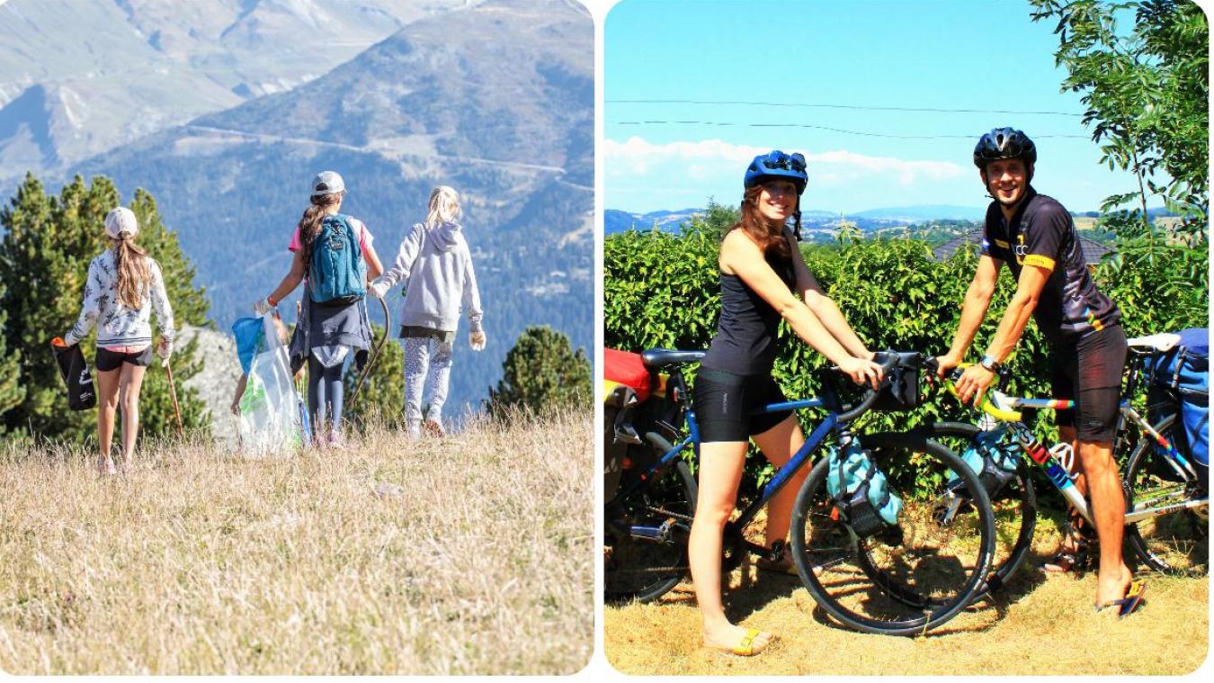 Margaux et Tristan vont voyager à travers l’Europe à vélo pour soutenir l’association Mountains Riders qui milite pour préserver les montagnes.