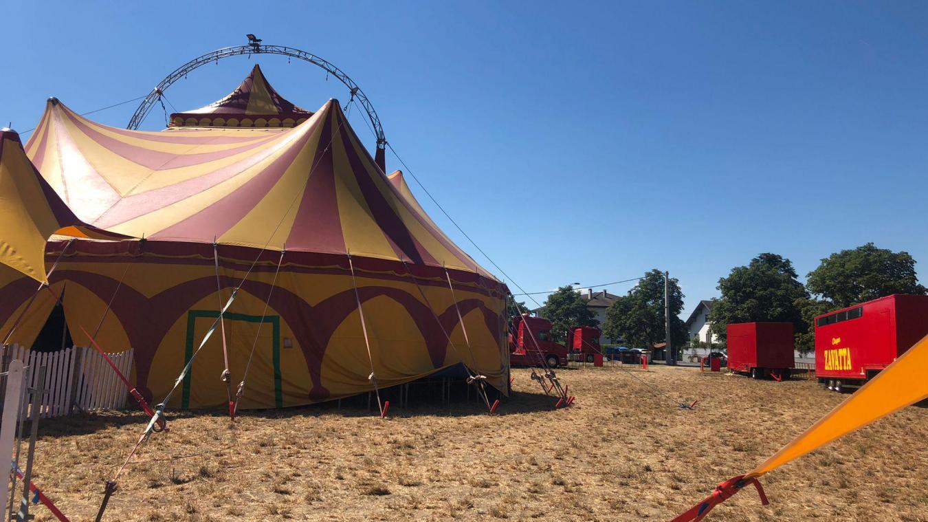 Les représentations du cirque sont prévues jusqu’au 31 août.