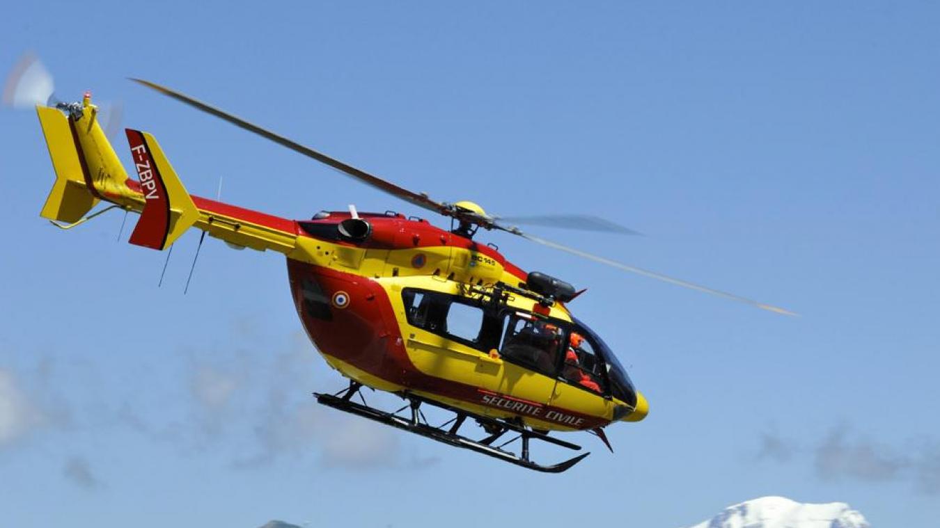 L’hélicoptère Dragon 741 de la Sécurité civile a été mobilisé pour retrouver l’aéronef.
