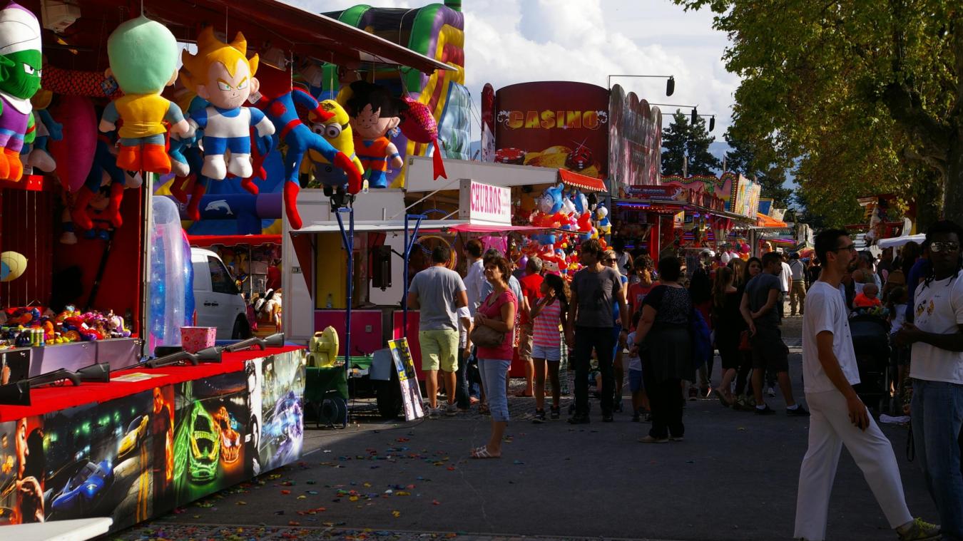 La fête foraine restera jusqu'au 18 septembre.
