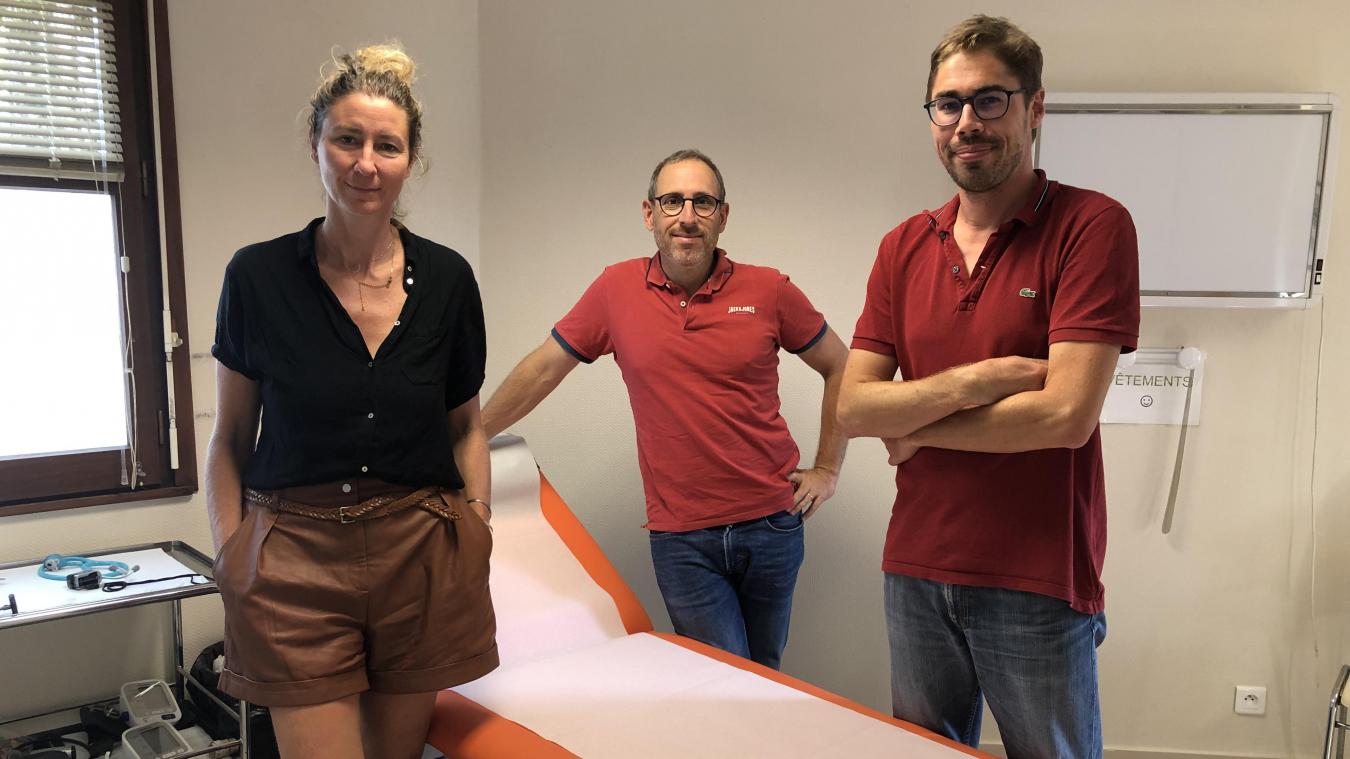 Gaëlle Gentil, Nicolas Derain, Romain Clavelin-Truchon espèrent obtenir l’accord des instances politiques pour devenir une CPTS d’ici la fin de l’année.