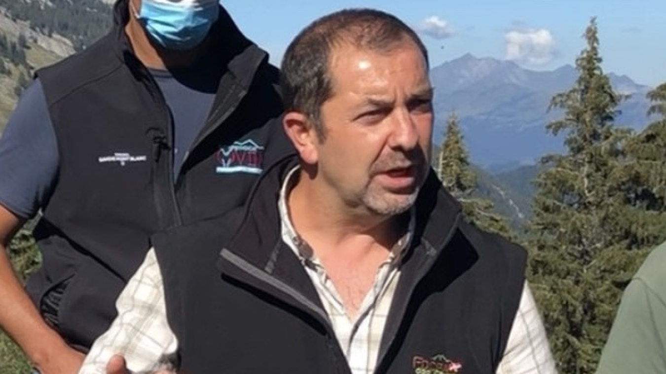 Bernard Mogenet, fervent détracteur du loup, est président  de la FDSEA des Savoie.