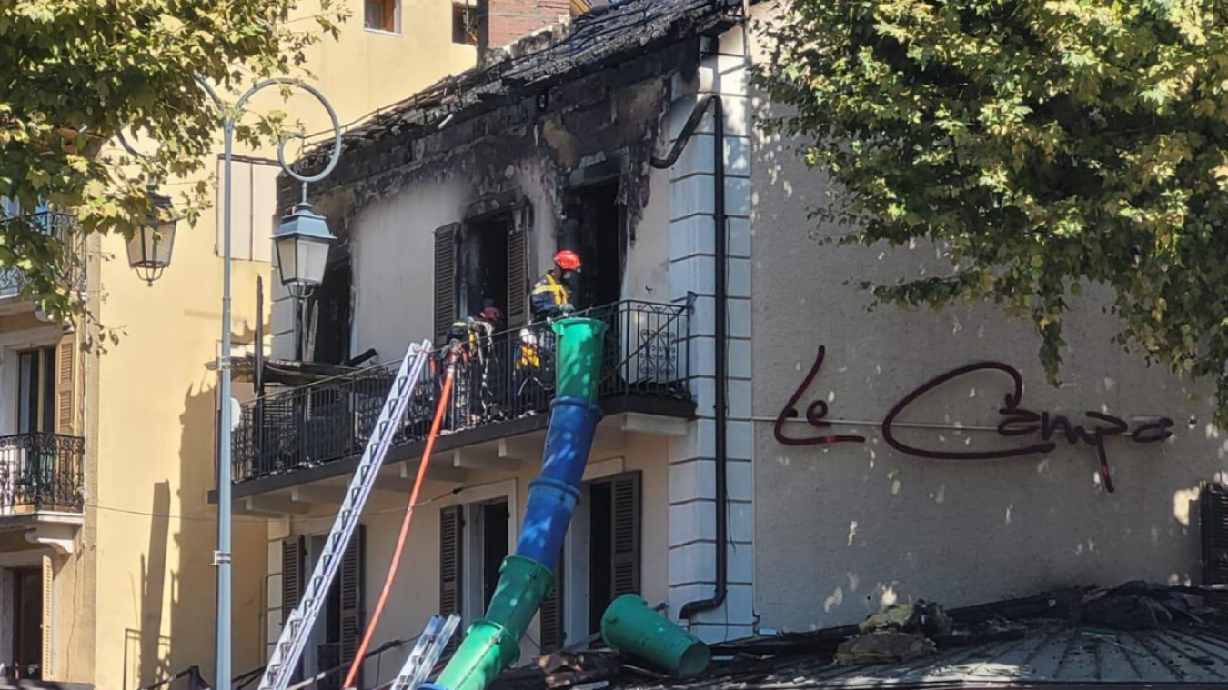 Le feu a ravagé les logements situés au-dessus du restaurant, dans le centre-ville aixois.