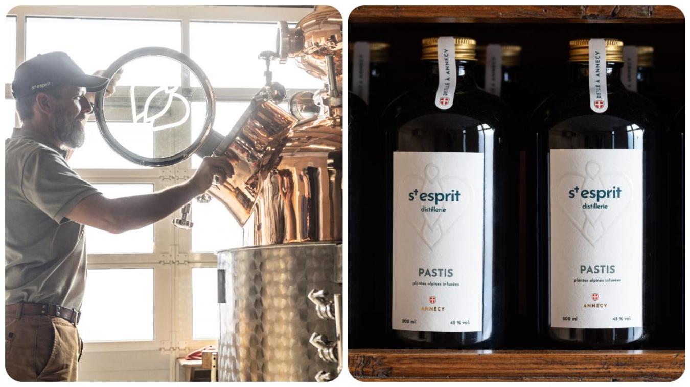 Ouverte depuis le 15 juillet, la distillerie Saint-Esprit est la première à fabriquer du pastis à Annecy.